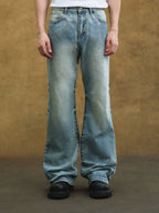 YADcrew Washed Whisker Jeans