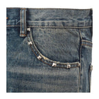 KARMANISTIC Riveted Washed Baggy Jeans