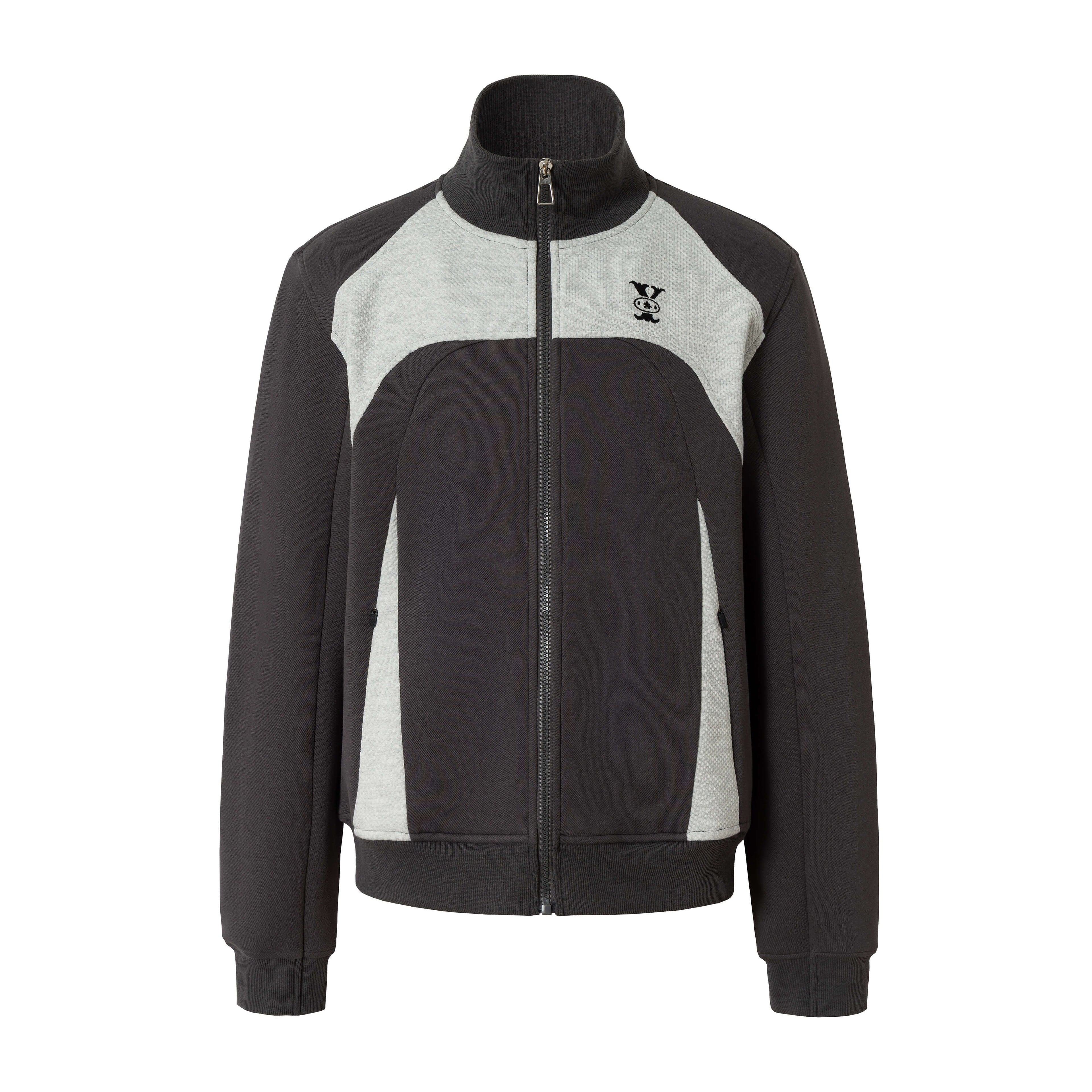 YADcrew Color Block Deconstructed Track Jacket