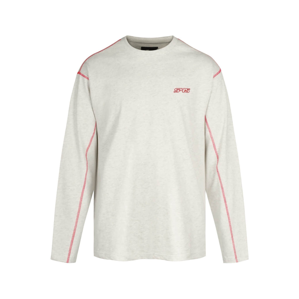 S45 Reverse Stitch Small Logo Long Sleeve Tee