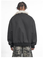 F3F Select Faux Fur Lining Bomber Jacket