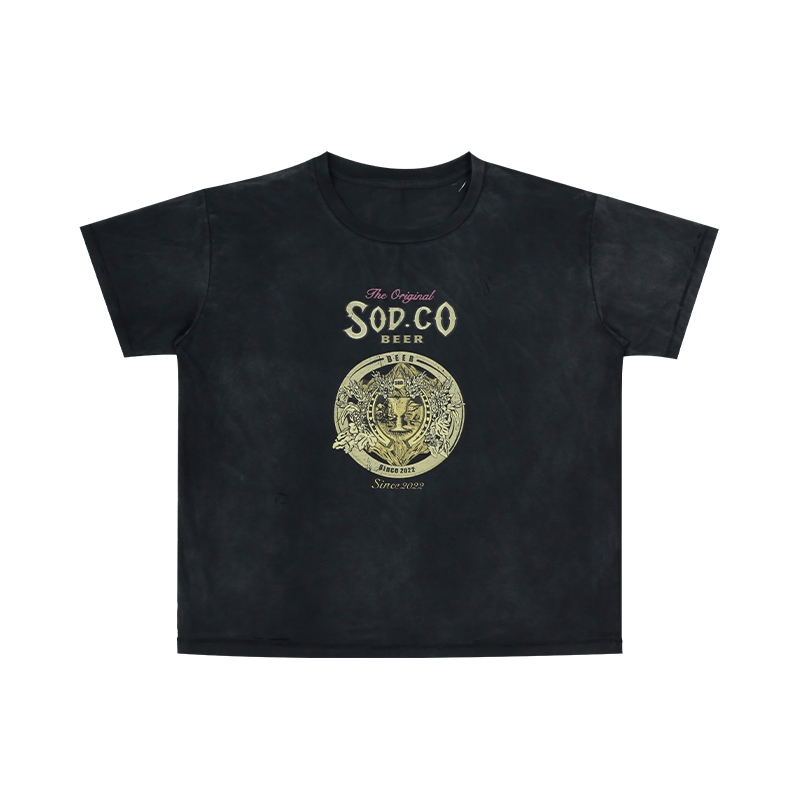 SOD Co. Olympia Print Distressed Vintage Tee
