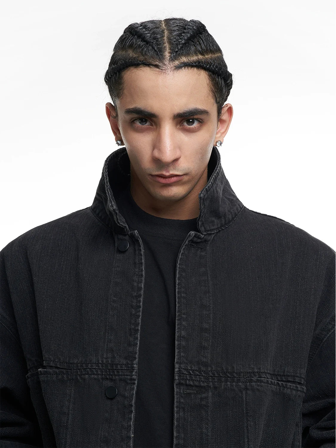 F3F Select Classic Black Washed Denim Jacket