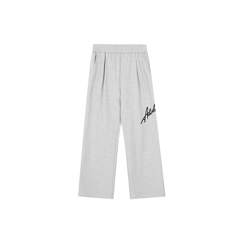 Achock Logo Embroidery Baggy Sweatpants