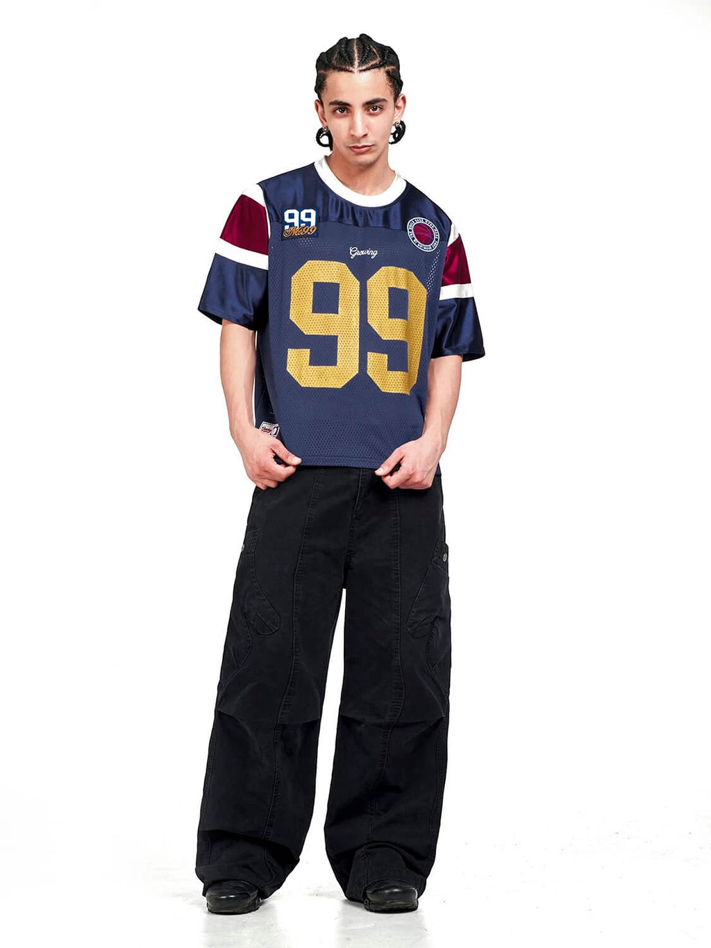F3F Select Black Utility Baggy Cargo Pants