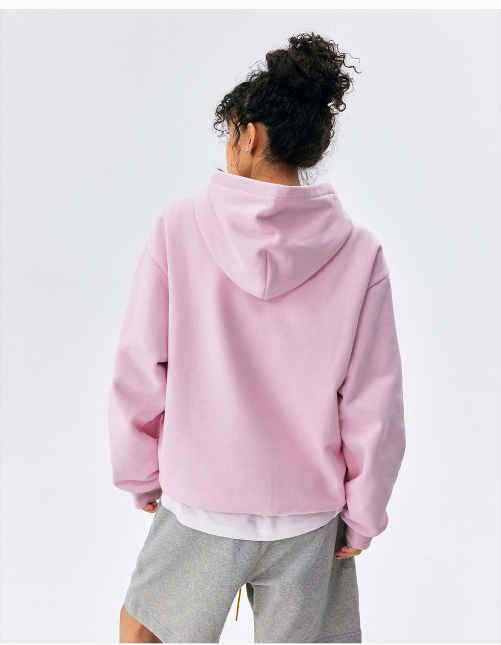 MEDM Logo Print and Embroidered Lettering Hoodie