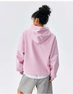 MEDM Logo Print and Embroidered Lettering Hoodie