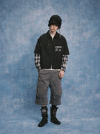 SOD Co. Patched Layered Work Shirt