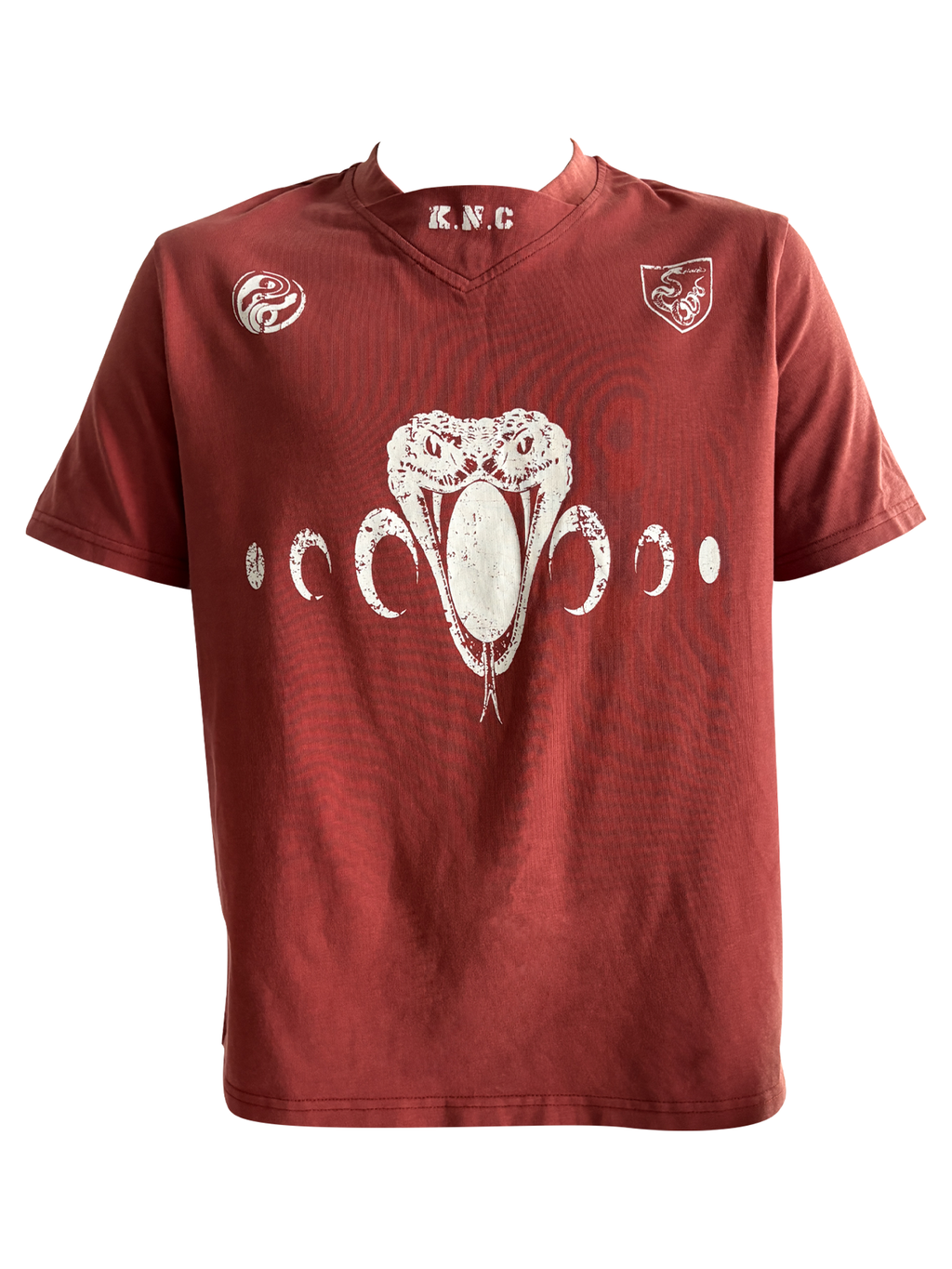 KARMANISTIC Old Washed Snake Head Print Tee