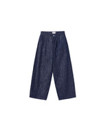 LIBERAFIT Raw Denim Pleated Dress Baggy Jeans