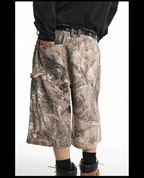NOVACAM Tree Camouflage Work Baggy Shorts
