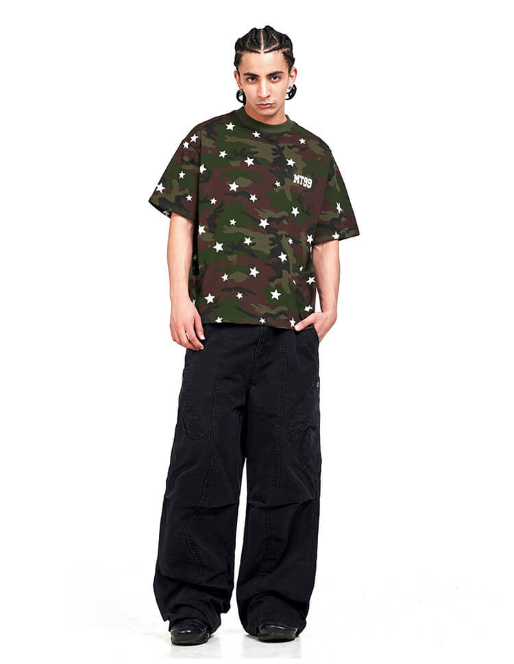 F3F Select Black Utility Baggy Cargo Pants