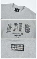 MEDM Patch Embroidered Pearl Tee