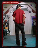 MEDM x EVA NEVER END Mixed Embroidery Print Logo Tee