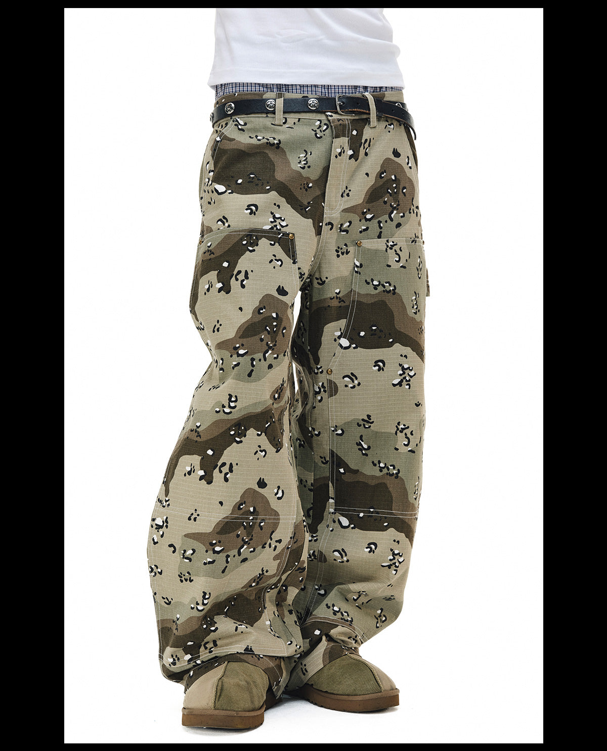 NOVACAM Desert Camouflage Double Knee Work Pants
