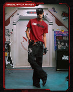 MEDM x EVA NEVER END Mixed Embroidery Print Logo Tee