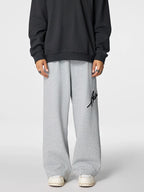 Achock Logo Embroidery Baggy Sweatpants
