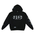 MEDM Ethnic Flower Embroidered Hoodie