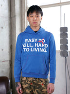 TGFCLUB Easy To Kill Hard To Living Print Slim Fit Hoodie