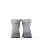 KARMANISTIC Nubuck Leather Embroidered Work Boots