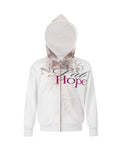 Night Lab Leopard Gradient Print Zip Up Hoodie
