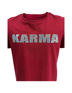 KARMANISTIC Glitter Sequin Logo Tee