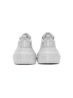 1807 INF-008 Gothic Lace Up Microfiber Leather Chunky Sneakers