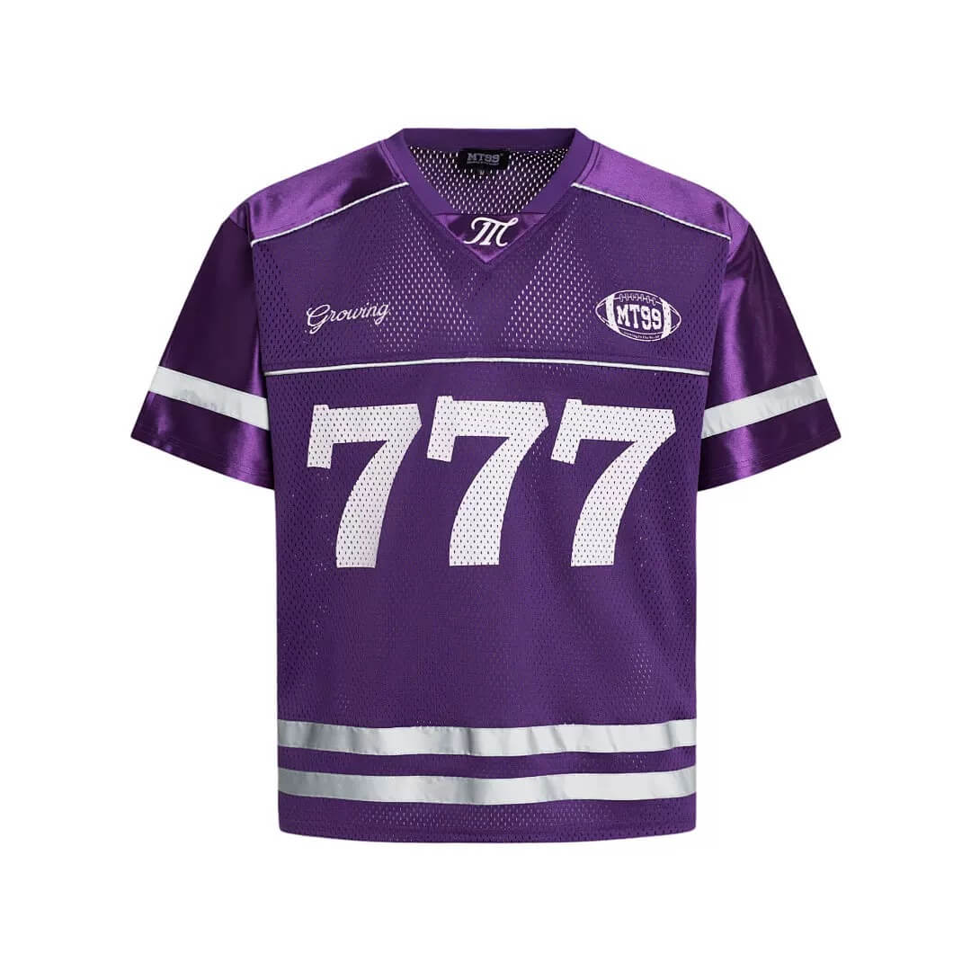 F3F Select 777 Numbering Reflective Stripe Mesh Short Sleeve Hockey Jersey