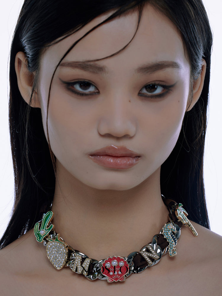 NboStore N-bo Plants & Flowers Necklace