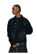 ANTIDOTE Distressed Washed Corduroy Work Jacket