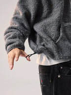 Remedy Sherpa Fleece Half Zip Hoodie