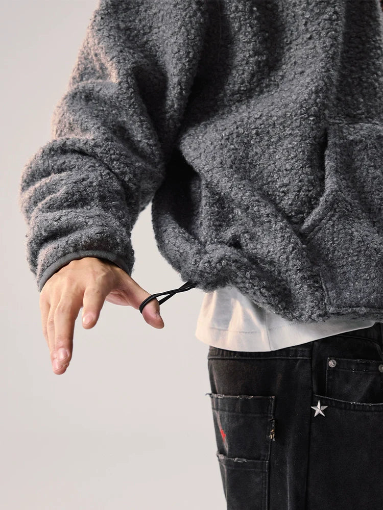 Remedy Sherpa Fleece Half Zip Hoodie