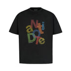 ANTIDOTE Colorful Crayon Print Tee