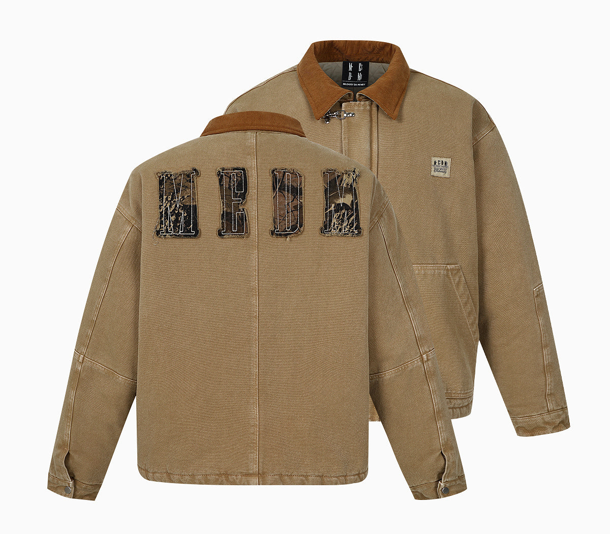 MEDM Camouflage Logo Patch Detroit Jacket