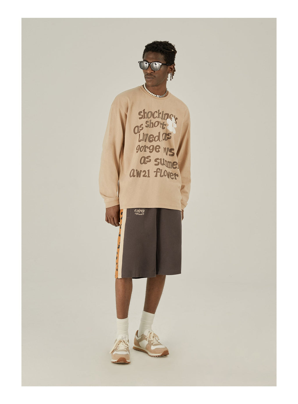 EMPTY REFERENCE Leopard Print Shorts