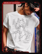 MEDM x EVA NEVER END Character Sketch Graphic Tee
