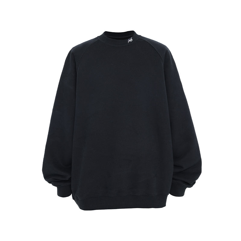 JHYQ Basic Logo Embroidered Heavyweight Sweater