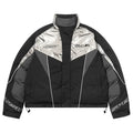 Harsh and Cruel Patchwork Embroidered Racing Down Jacket