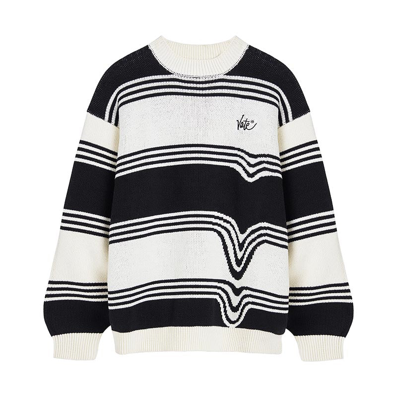 VOTE Classic Striped Knit Sweater