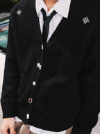 MEDM Multi Button Knit Cardigan