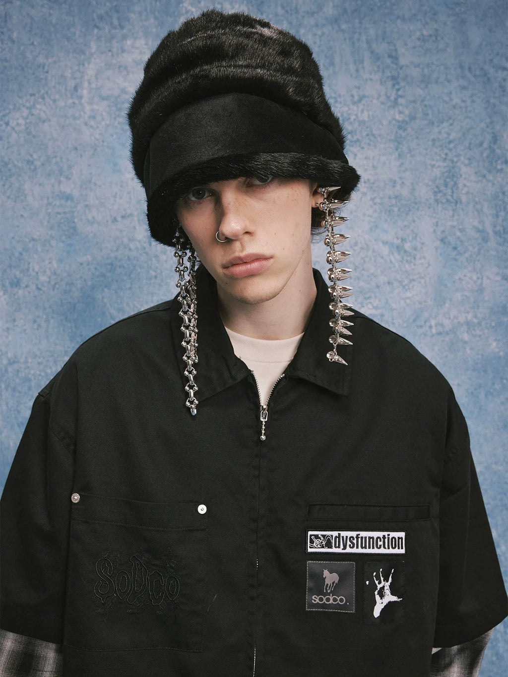 SOD Co. Patched Layered Work Shirt