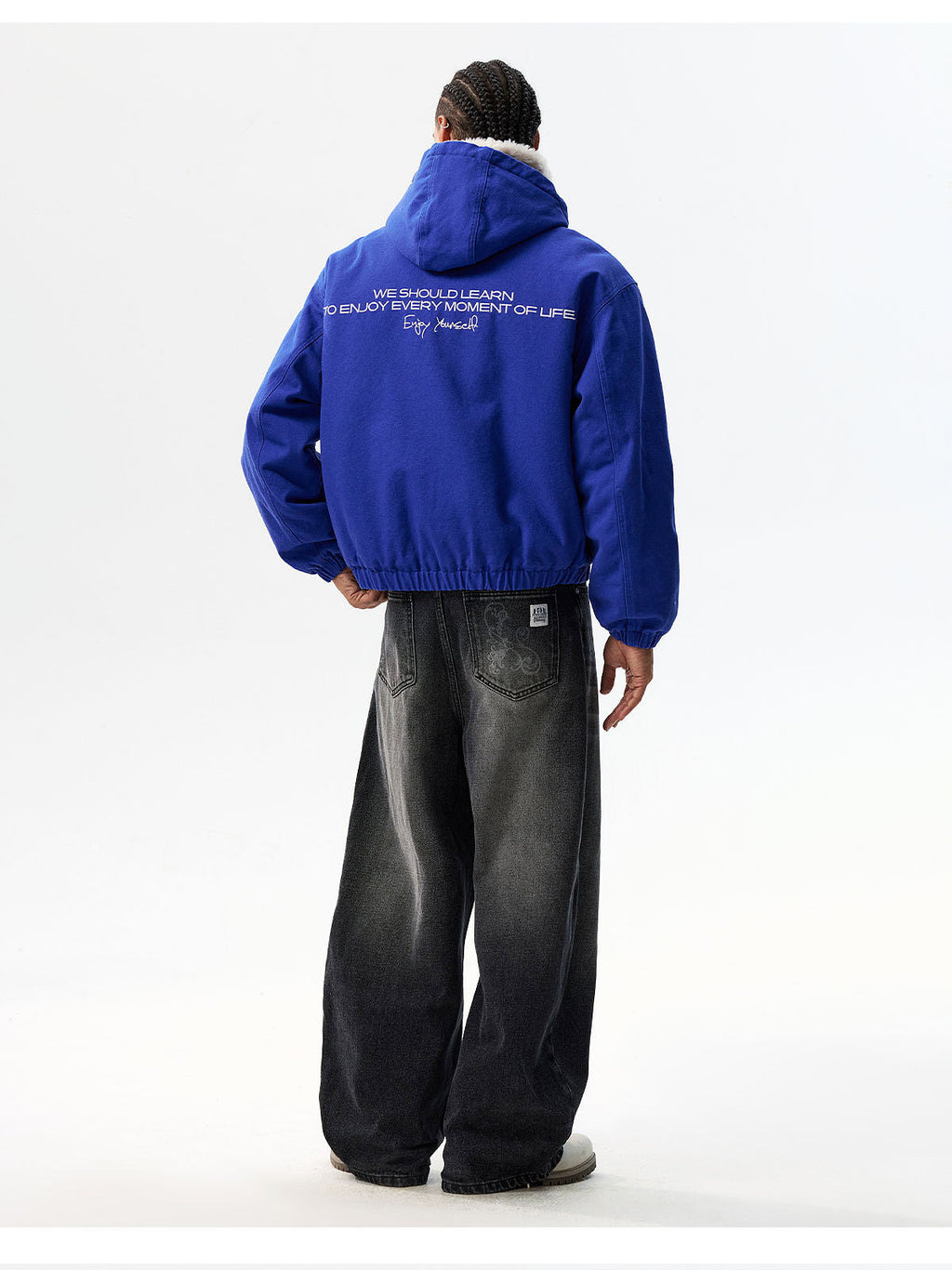 MEDM Sherpa Fleece Quilted Work Jacket