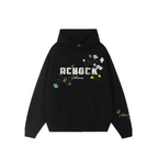 Achock Flowers & Butterflies Embroidered Hoodie