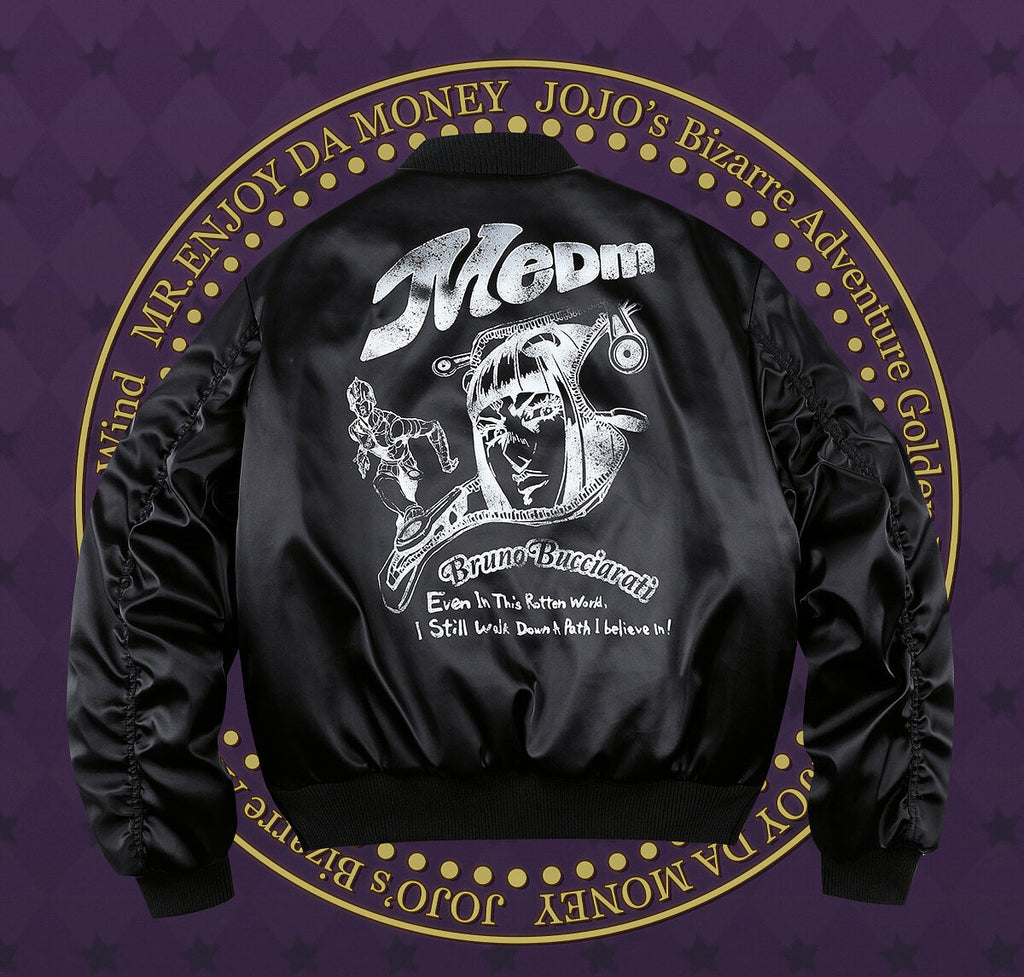 MEDM × JOJO Multi Zip Bomber Jacket