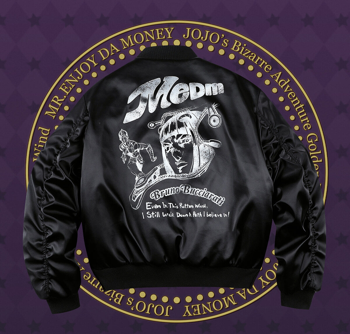 MEDM × JOJO Multi Zip Bomber Jacket