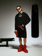 1807 BOXE Vintage Printed Quick Dry Long Sleeve Tee