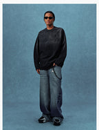 MEDM Gradient Washed Long Sleeve Tee