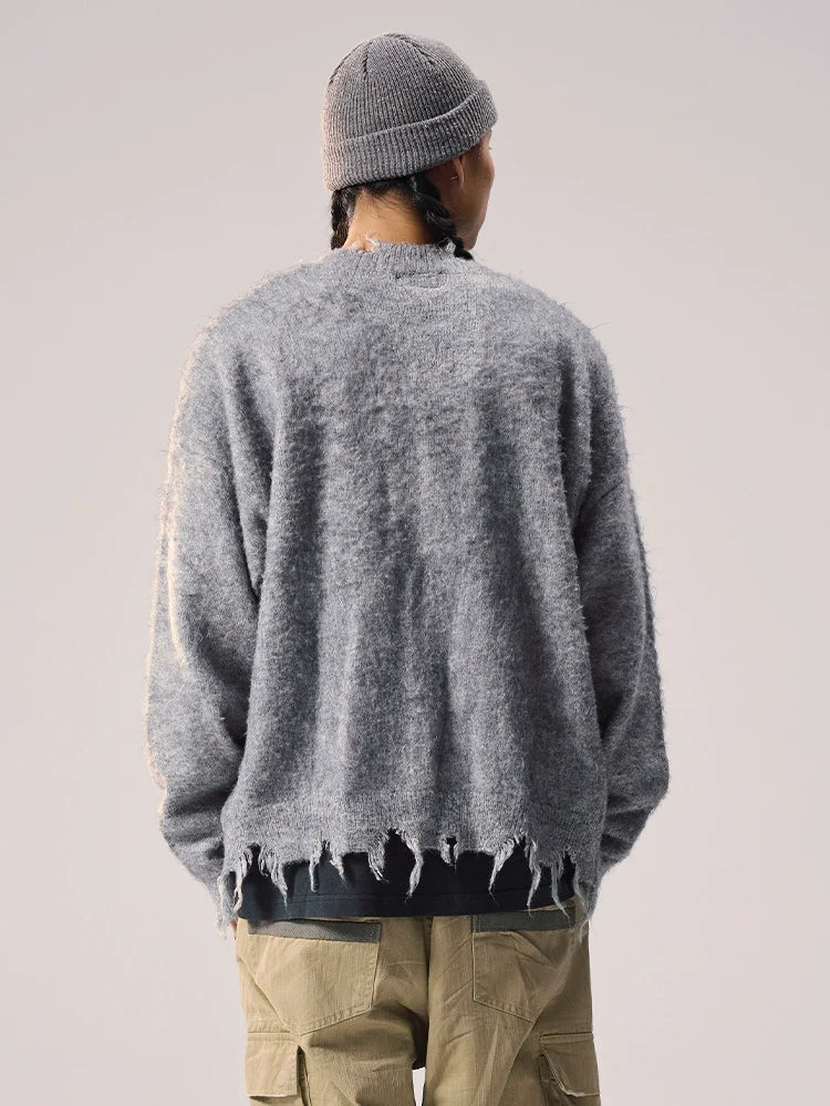 Remedy Distressed Knit Cardigan