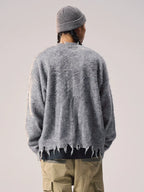 Remedy Distressed Knit Cardigan