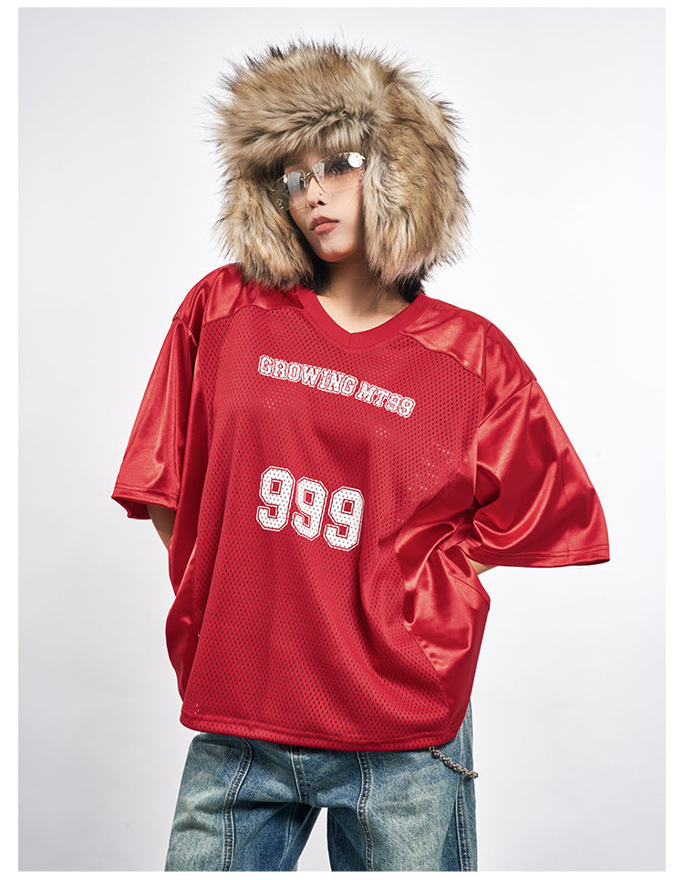 F3F Select 999 Number Print Mesh Hockey Jersey